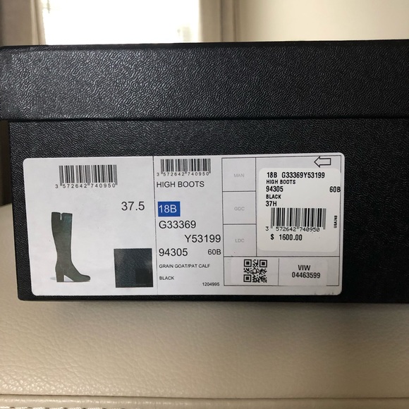 ❌SOLD❌NIB Chanel Leather High Boots - Picture 7 of 8